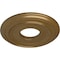 Ekena Millwork Classic Ceiling Medallion (Fits Canopies up to 7 1/4"), 12 3/8"OD x 4"ID x 1 1/8"P, Pale Gold CM12CLPAS - alternate 4